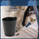 thumbnail image 2 of Bote de basura para automóvil Unique Bargains colgante para asientos delanteros y traseros, bote de basura de cuero sintético negro 1 pieza, 2 of 6