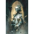 thumbnail image 1 of Dark Academia Art Crow Cuervo's Call póster impresiones para sala de estar, decoración del hogar, bruja gótica, Gato Negro, pintura en lienzo, arte de pared, 1 of 4