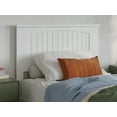 thumbnail image 4 of AFI Naples Twin-XL Solid Wood Low Profile Platform Bed with Matching Footboard, White, 4 of 11