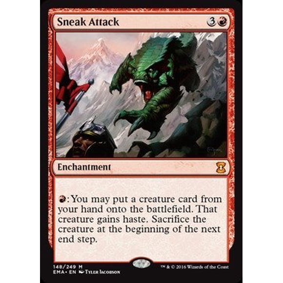 Trading Card Magic The Gathering Sneak Attack Eternal Masters