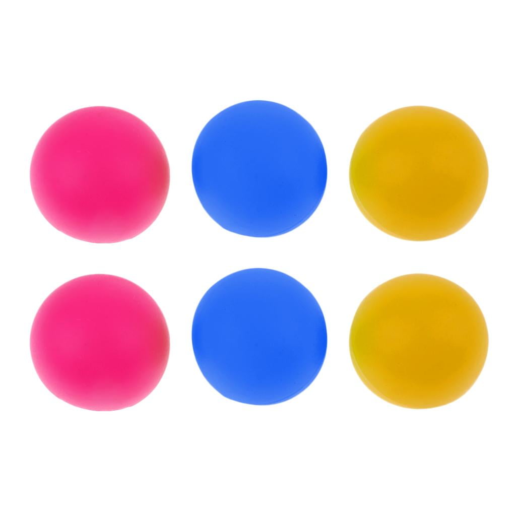 Axioma 6pcs Table Tennis Balls Cat Balls + Racquets Ball Color B