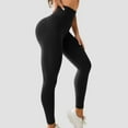 thumbnail image 4 of Wycnly Womens Leggings Yoga Legging for Women High Waist Stretchy Lightweight Sports Workout Pants Ladies Solid Slim Fitness Gym Legging Long Pants Fall, 4 of 5