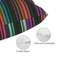 thumbnail image 5 of Cauagu Colorful Stripes Print Pillow Covers with Envelope Closure,1PC Pillow Cases Decorative Pillow Case for Bed & Couch, Pillows Not Included-14"x20", 5 of 6