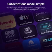 Roku Smart TV 2025 – 55-Inch Plus Series, 4K QLED Mini-LED TV – Roku TV with Enhanced Voice Remote