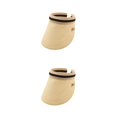 thumbnail image 2 of Guardurnaity Sombrero para el sol Moda Clip-On Gorras Visera de ala ancha Parte abierta Regalo al aire libre beige 2piezas Guardurnaity CBP277175, 2 of 6