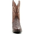 thumbnail image 3 of Dan Post Men's 12" Hand Ostrich Quill Exotic Western Boot Medium Toe Brown 10 D, 3 of 6