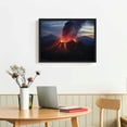 thumbnail image 2 of Nawypu Active Volcano Natural Scenery Volcano Eruption Magma Flow Poster (16) Gifts Canvas Painting Poster Wall Art Decorative Picture Prints Modern Decor Framed, 2 of 4