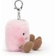 thumbnail image 2 of Fun Marshmallow Keychain Cute Soft Keychain Pendant Doll Pendant Gift, 2 of 4