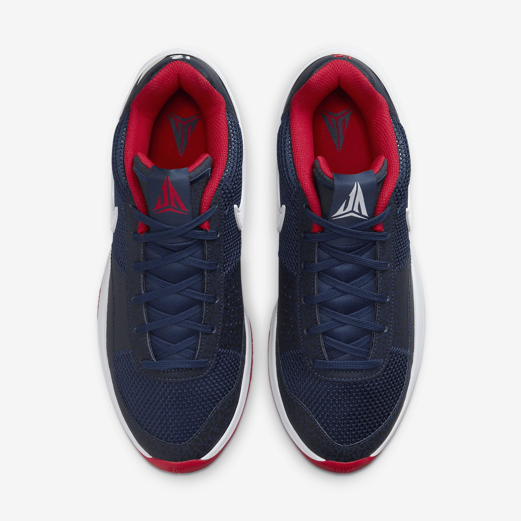 Nike Ja 1 Basketball Shoes (FQ4796-403, Midnight Navy/University Red/White) Size