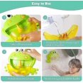 thumbnail image 3 of Baby Bath Bubble Toys Set, Automatic Frog Bubble Maker Kids Bath Bubble Machine With 12 Music Baby Fun Bath Toys, 3 of 4