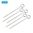 thumbnail image 3 of 304 Stainless Steel Jewelry Eye Pins 100Pcs 25mm 22 Gauge Silver Open Eye Pins Jewelry Making DIY Craft Earrings, 3 of 5