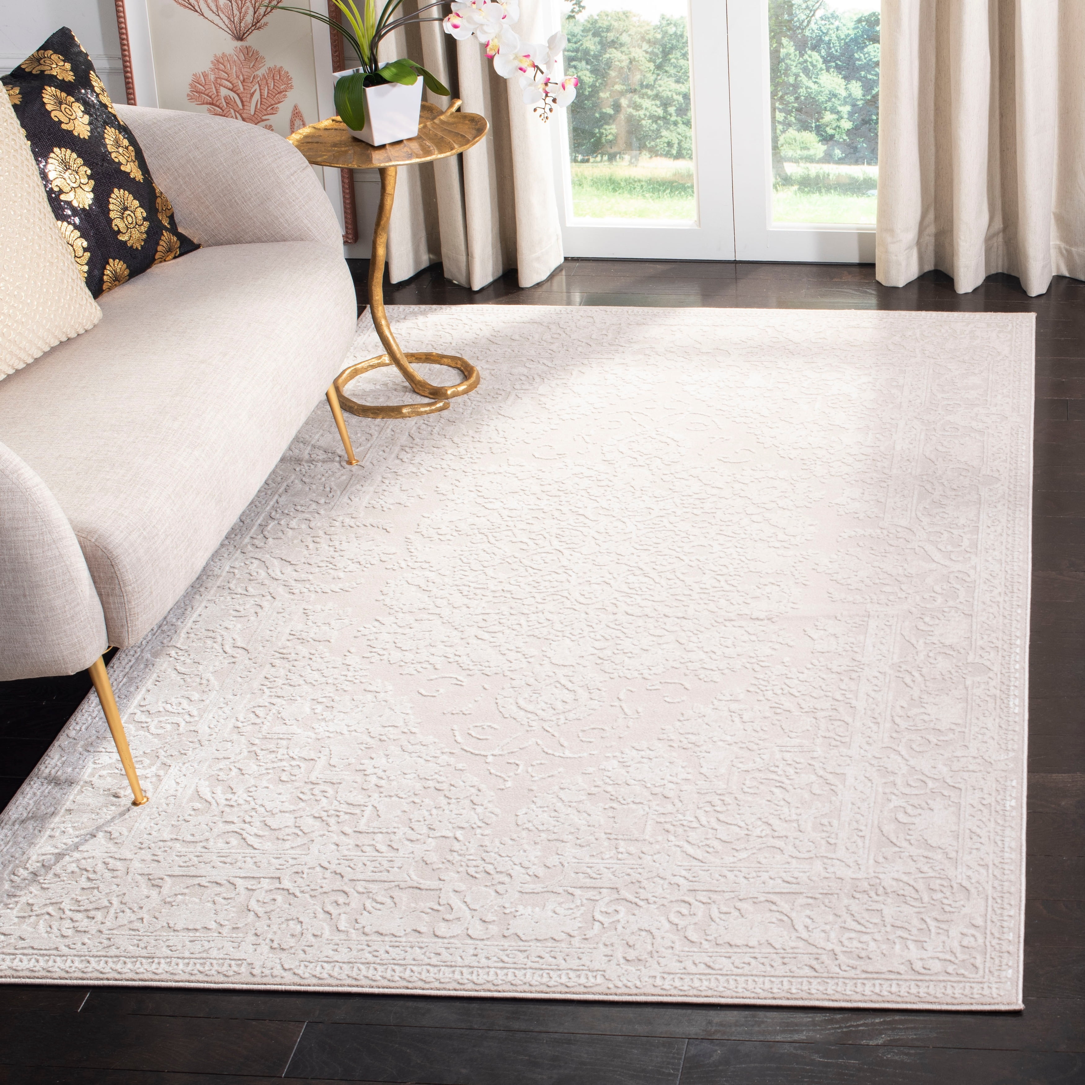 SAFAVIEH Reflection Sophia Traditional Area Rug, Beige/Cream, 8' x 10'