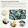thumbnail image 5 of Large Foldable Storage Bin Sport Winter Snowboarder Fabric Storage Baskets Collapsible Decorative Baskets Organizing Basket Bin with PU Handles for Shelves Home Closet-2Pack Decor Gifts, 5 of 7