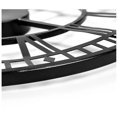 thumbnail image 2 of Reloj de pared de metal con números romanos, tradicional vintage retro I, 2 of 4
