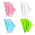 thumbnail image 4 of Hariumiu Kitchen 4 Pcs Reusable Piping Bags, Cake Decorating Tools with Icing Pastry Bags, Frosting Bags Ties for Cookie Icing Cakes Cupcakes, 4 of 8