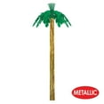 thumbnail image 2 of 12 Pack Beistle Luau Party Metallic Palm Tree, 2 of 2