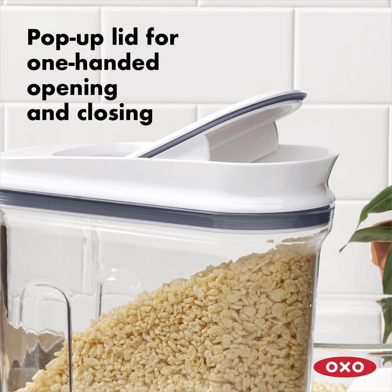 OXO, Softworks POP Medium Cereal Dispenser, 3.4 Qt, Airtight