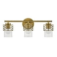 thumbnail image 4 of Della 3 - Light Lacquered Brass Brass Mid Century Modern / Transitional Incandescent Steel Wall Sconce, 4 of 8