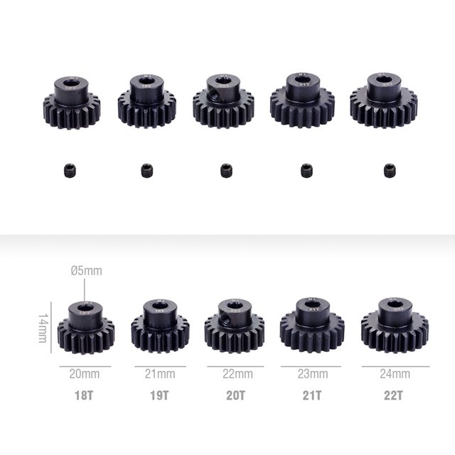 11-34t Rc Motor Gears con tornillos M3 Rc Car Motro Gears para 1/8 Off-Road Vehicle Sywqhk libre de BPA