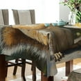 thumbnail image 3 of BZSMCE Square Tablecloth Squirrel Eatting on The Table Pattern Tableclothes, 3 of 9