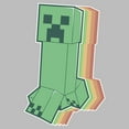 thumbnail image 2 of Junior's Minecraft Colorful Creeper  Graphic Tee Athletic Heather X Large, 2 of 3