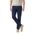 thumbnail image 6 of MEILIHUA Men's Business Casual Pants - Lightweight Stretch Cotton Chinos, Elastic Waist Flat Front Tapered Trousers for Spring Summer, 6 of 7