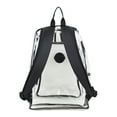 thumbnail image 2 of Eastsport Multi-Purpose Clear Backpack with Front Pocket, Adjustable Straps, Black, 2 of 6