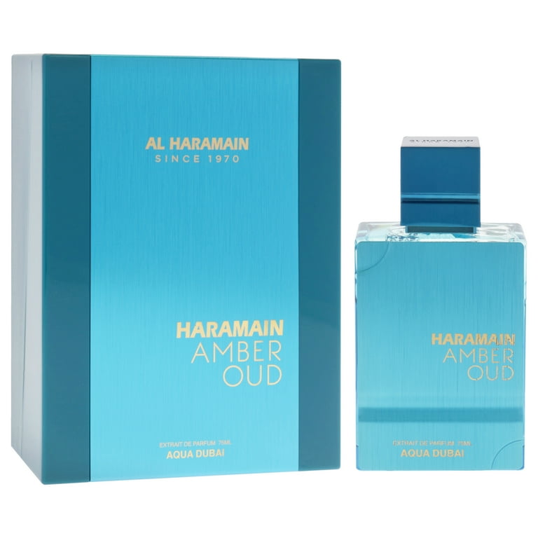 香水(男性用) Al Haramain Amber Oud Aqua Dubai 75ml Al Haramain Amber Oud Aqua, 2.53 oz Extrait De Parfum Spray