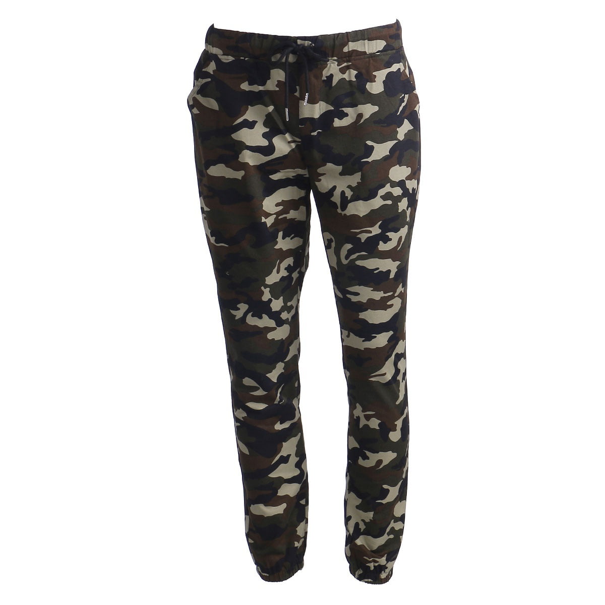 Men Camouflage Trousers, Casual Elastic Waist Printed Pattern Jogger ...