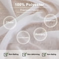 thumbnail image 6 of OVZME Troy White Sheer Curtains 24 inch Length 2 Panels Set, Light Weight Crushed Semi Kitchen Curtains Tiers, Rod Pocket Decor Short Curtains for Kitchen/Cafe/Bedroom/Living Room, Each 42Wx24L inch, 6 of 7
