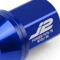 thumbnail image 3 of J2 Engineering LN-T7-006-15-BL J2 Engineering 7075 -T6 Forged Aluminum M12X1.5 20Pcs 35mm Height Close -End Lug Nut Set w / Socket Adapter (Blue), 3 of 6