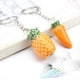 thumbnail image 3 of Car Keychains Pendant Keyring Ceramic Keychain Cartoon Keychain Pineapple Keyring, 3 of 3