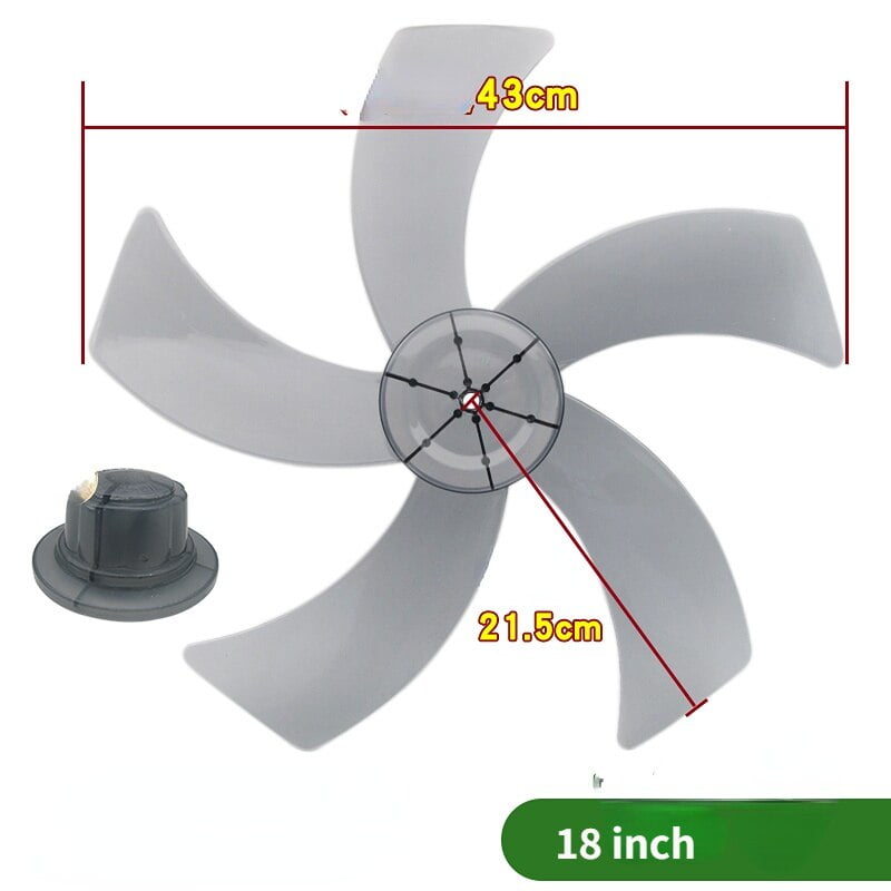 1PC plastic electric fan blade 18 inch for Desk fan/wall fan/floor fan
