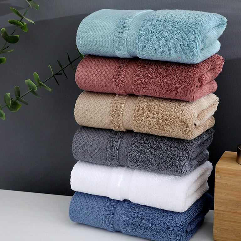 Falx Thick Bath Towel Set - 3Pcs/Set - Foldable - Cotton - Highly Absorbent - Hand Towel - Hotel Accessories - Soft and Luxurious - Quick Drying 