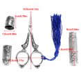 thumbnail image 4 of Fdit Stainless Steel Scissors,Vintage Stainless Steel Sewing Scissors Cutting Paper DIY Sewing Crafts Tool Set, Embroidery Scissors, 4 of 7