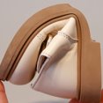 thumbnail image 6 of Staki Mary Jane Shoes for Girls Girls Dress Shoes Toddler Little Kid Flats Mary Jane School Bowknot Flower Girl Party Ballerina Flat Shoes(Beige,8 Toddler), 6 of 9