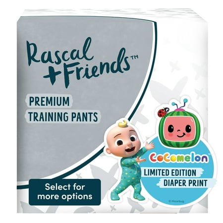 rascal + friends cocomelon edition training pants 3t-4t 58 count (select for more options)