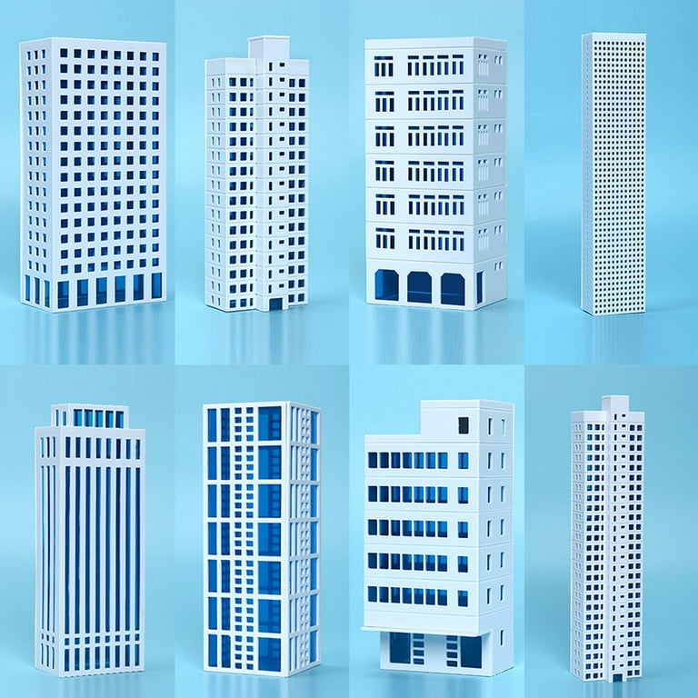 N scale best sale office buildings