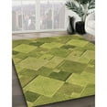 thumbnail image 2 of Ahgly Company Indoor Rectangle Patterned Acid Green Area Rugs, 3' x 5', 2 of 6