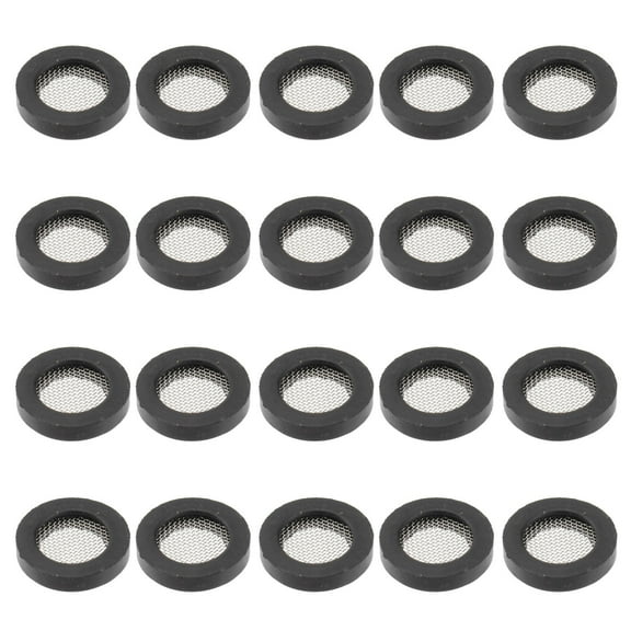 BESTONZON 20Pcs Kitchen Sink Gasket with Stainless Steel Screen for Home Plumbing