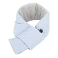 thumbnail image 1 of Bufanda con calefacción USB para hombres y mujeres, 3 ajustes de temperatura, almohadilla térmica para el cuello, bufanda eléctrica portátil con calefacción, 105 cm, azul, 1 of 5