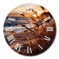 thumbnail image 2 of Designart "Sunrise Breeze on the Beach IV" Nautical & Beach Oversized Wall Clock, 2 of 5