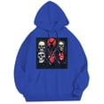 thumbnail image 3 of Halloween Print Hooded Sweatshirt Long Sleeve Pullover Graphic Casual Jacket With Pocket For Fall Winter Comfort, 3 of 3
