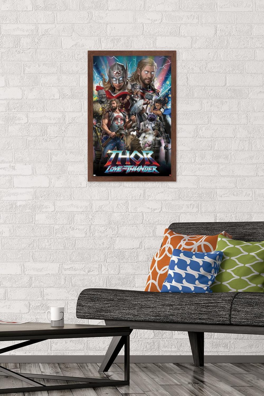 Marvel Thor: Love and Thunder - Amazing Wall Poster, 22.375" x 34" Framed