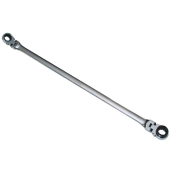 Mountain ex-pffgbxz11132 0.43 x 0.5 in. Double Box Flexible Reversible Ratcheting Wrench