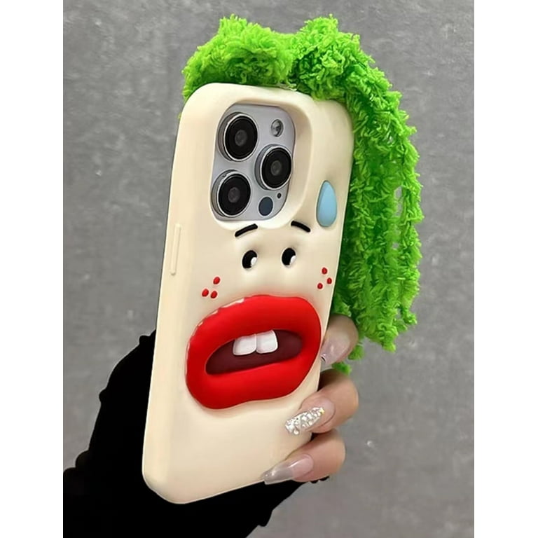 Funny Phone Case for iPhone 14 Pro Max, Cute 3D Sweating Emoticon Green Braids Hair Ugly Phone Case Protective Soft Silicone iPhone Case for Women Girls - Walmart.com Funny Phone Case for iPhone 14 Pro Max, Cute 3D Sweating Emoticon Green Braids Hair Ugly Phone Case Protective Soft Silicone iPhone Case for Women Girls - Walmart.com