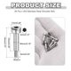 thumbnail image 2 of 26 Pcs Tornillo de hombro de acero inoxidable 304 para maquinaria de moldeo por inyección, 2 of 6