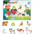 thumbnail image 1 of Juego de accesorios para animales de granja de Magnetic Tiles PicassoTiles PTA27, 1 of 7