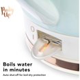 thumbnail image 3 of Pinky Up Noelle 1.5 L Ceramic Gooseneck Spout Electric Tea Kettle with Temperature Control - Cordless Design for Boiling Water Pot, Mint, Rose Gold, 3 of 5