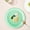 Green, variant on CaiYueKe Nordic Style Plastic Dinner Plates - Multi Color Round Plates for Party Picnic Camping, Shatterproof and Microwave Dishwasher Safe, Stackable Unbreakable Serving Dish